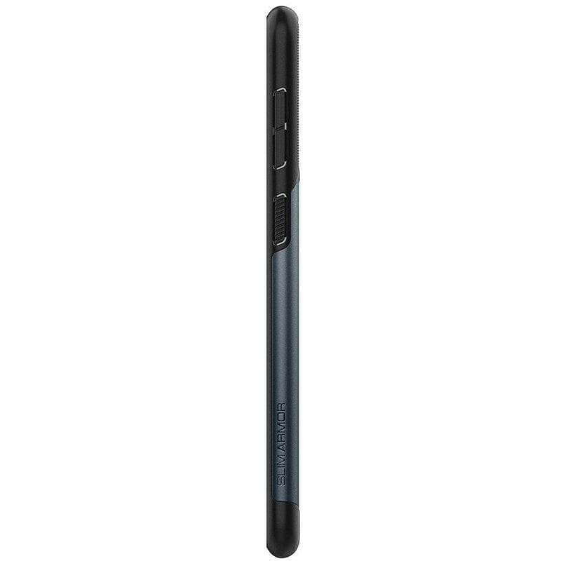 Чeхол-накладка Spigen Slim Armor для Samsung Galaxy S21 SM-G991 Metal Slate (ACS02444)
