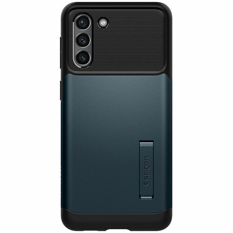 Чeхол-накладка Spigen Slim Armor для Samsung Galaxy S21 SM-G991 Metal Slate (ACS02444)