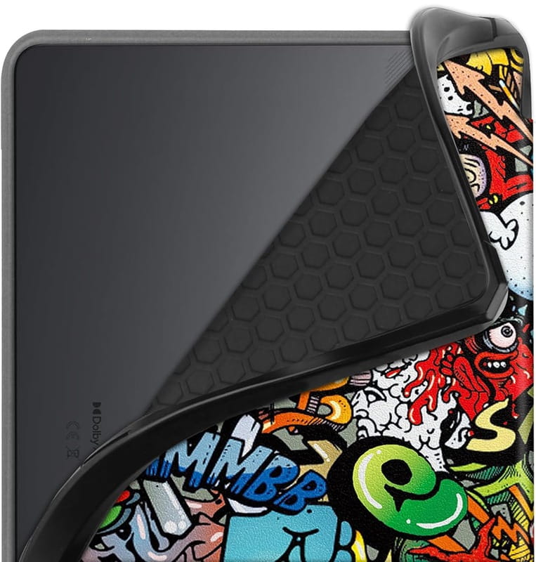 Чехол-книжка BeCover Flexible TPU Mate для Samsung Galaxy Tab S9 (SM-X710/SM-X716)/S9 FE (SM-X510/SM-X516B) Graffiti (712534)