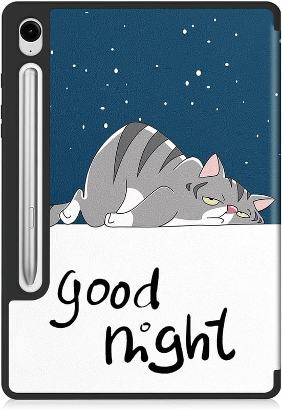 Чехол-книжка BeCover Flexible TPU Mate для Samsung Galaxy Tab S9 (SM-X710/SM-X716)/S9 FE (SM-X510/SM-X516B) Good Night (712535)
