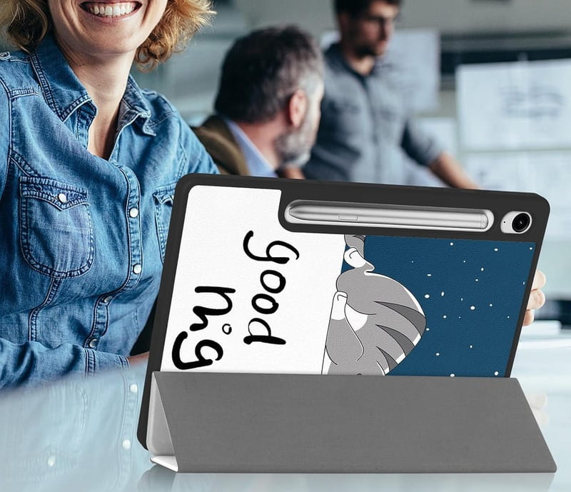 Чехол-книжка BeCover Flexible TPU Mate для Samsung Galaxy Tab S9 (SM-X710/SM-X716)/S9 FE (SM-X510/SM-X516B) Good Night (712535)