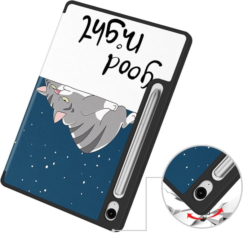 Чехол-книжка BeCover Flexible TPU Mate для Samsung Galaxy Tab S9 (SM-X710/SM-X716)/S9 FE (SM-X510/SM-X516B) Good Night (712535)