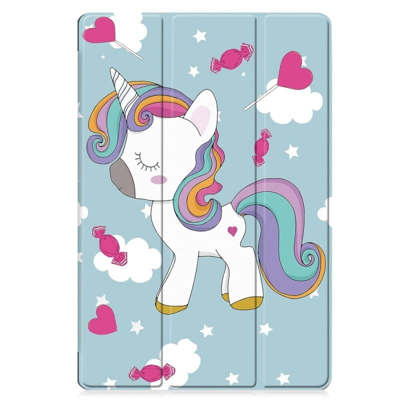 Чохол-книжка BeCover Flexible TPU Mate для Samsung Galaxy Tab S9 (SM-X710/SM-X716)/S9 FE (SM-X510/SM-X516B) Unicorn (712536)