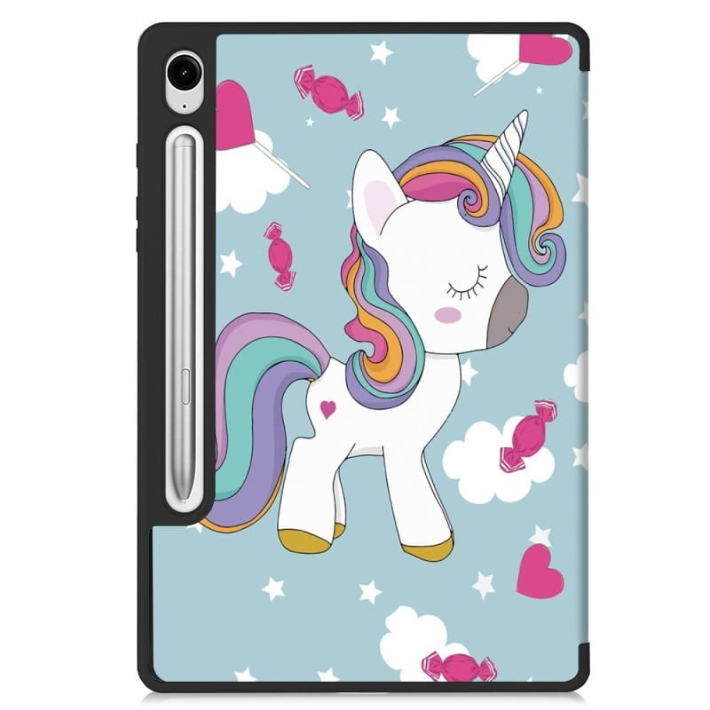 Чохол-книжка BeCover Flexible TPU Mate для Samsung Galaxy Tab S9 (SM-X710/SM-X716)/S9 FE (SM-X510/SM-X516B) Unicorn (712536)