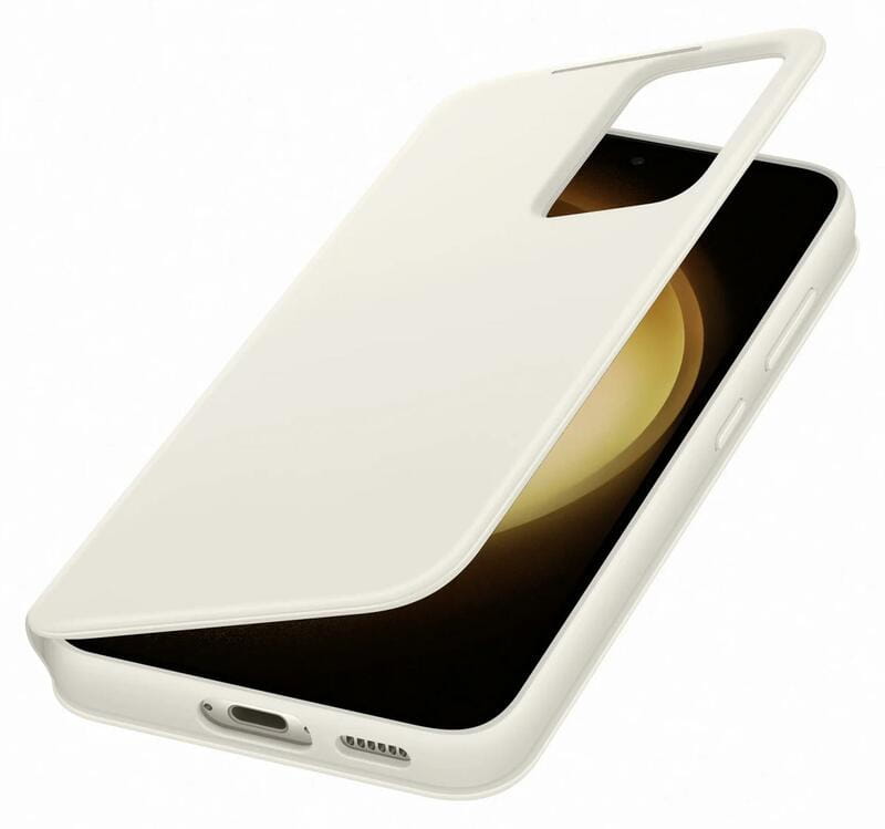 Чeхол-книжка Samsung Smart Clear View Cover для Samsung Galaxy S23 SM-S911 Cream (EF-ZS911CUEGRU)