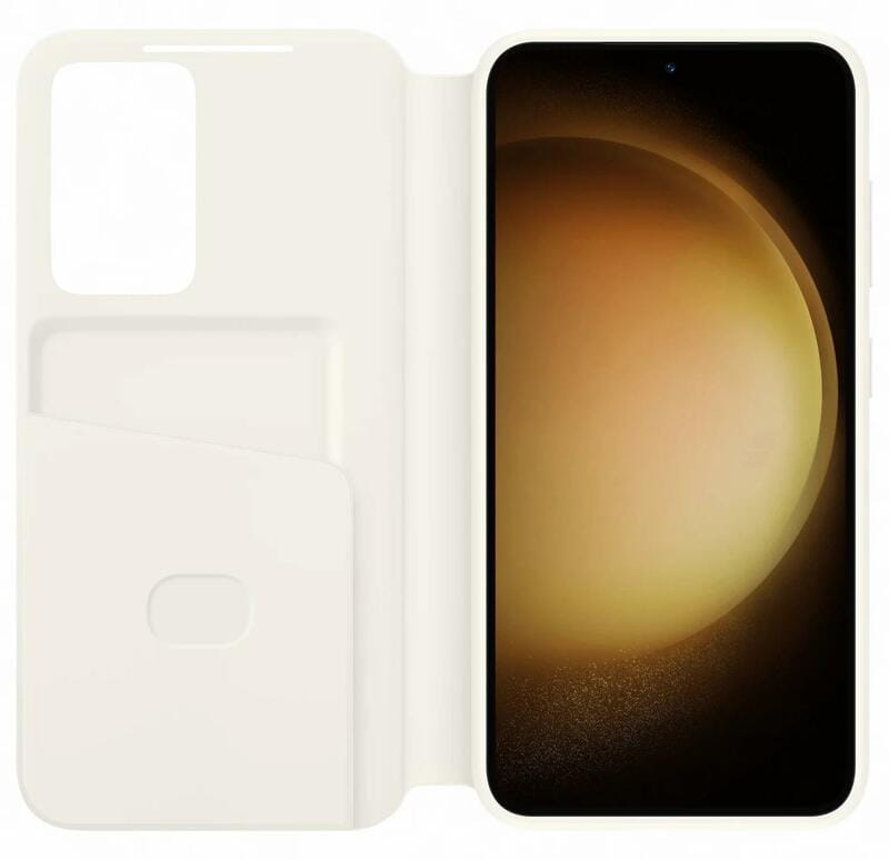 Чeхол-книжка Samsung Smart Clear View Cover для Samsung Galaxy S23 SM-S911 Cream (EF-ZS911CUEGRU)
