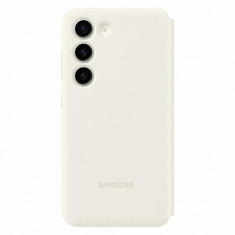 Чeхол-книжка Samsung Smart Clear View Cover для Samsung Galaxy S23 SM-S911 Cream (EF-ZS911CUEGRU)