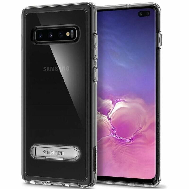 Чохол-накладка Spigen Slim Armor для Samsung Galaxy S10+ SM-G975 Crystal Clear (606CS25394)