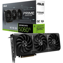 Відеокарта GF RTX 5060 Ti 16GB GDDR7 Prime OC Asus (PRIME-RTX5060TI-O16G)