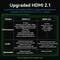 Фото - Кабель Vention HDMI - HDMI V 2.1 (M/M), 2 м, Green (ALOGH) | click.ua