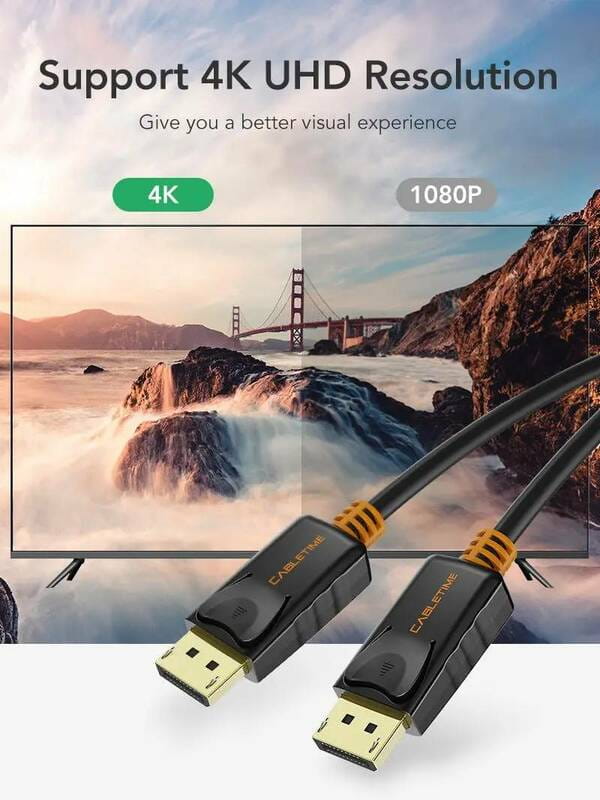 Кабель Cabletime DisplayPort - DisplayPort V 1.2 (M/M), 3 м Black (CD21N)