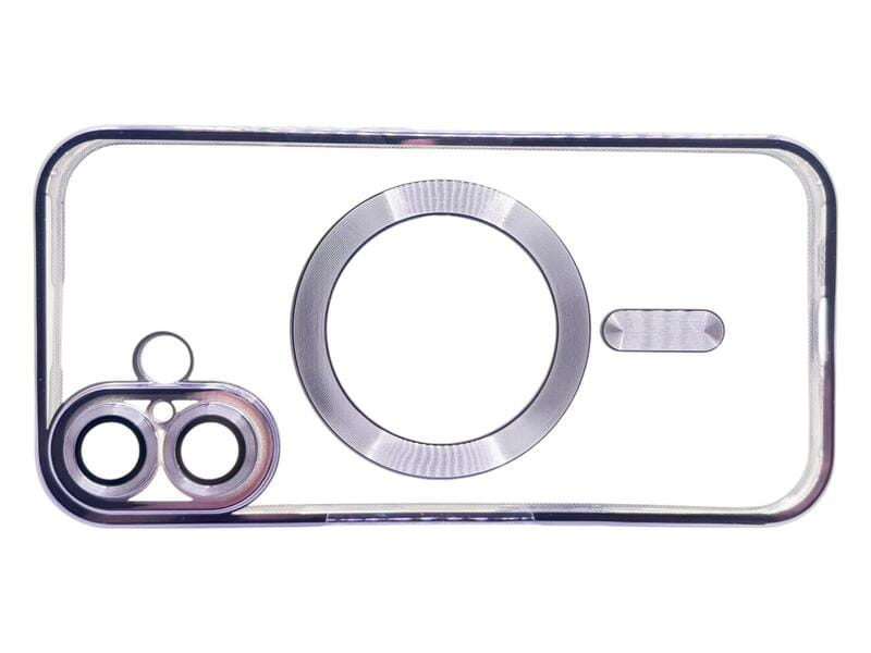 Чeхол-накладка BeCover TPU Chrome Case MagSafe для Apple iPhone 16 Purple (712074)