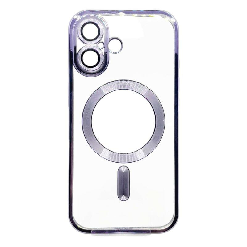 Чохол-накладка BeCover TPU Chrome Case MagSafe для Apple iPhone 16 Plus Purple (712079)