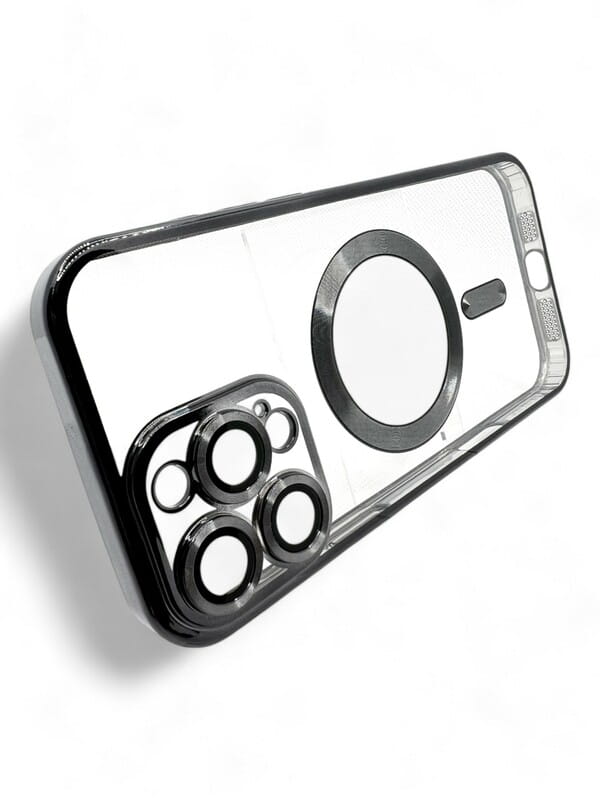 Чохол-накладка BeCover TPU Chrome Case MagSafe для Apple iPhone 16 Pro Black (712080)