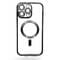 Фото - Чохол-накладка BeCover TPU Chrome Case MagSafe для Apple iPhone 16 Pro Black (712080) | click.ua