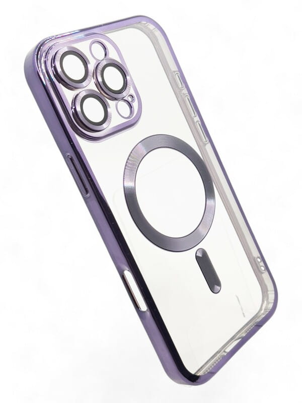 Чохол-накладка BeCover TPU Chrome Case MagSafe для Apple iPhone 16 Pro Purple (712084)
