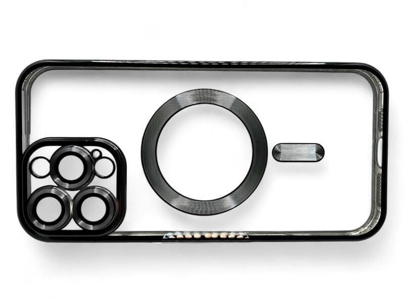 Чохол-накладка BeCover TPU Chrome Case MagSafe для Apple iPhone 16 Pro Max Black (712085)