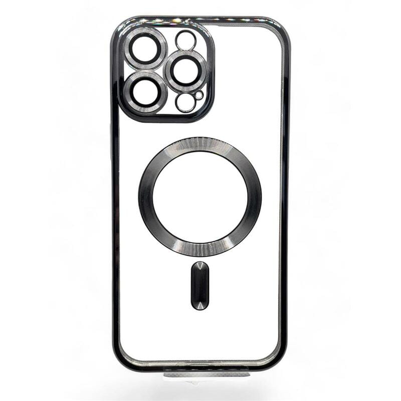 Чохол-накладка BeCover TPU Chrome Case MagSafe для Apple iPhone 16 Pro Max Black (712085)