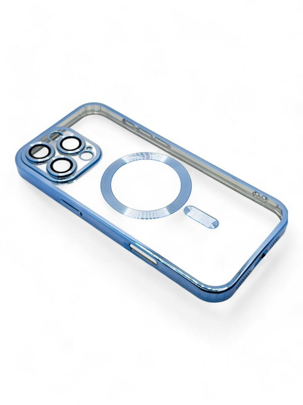 Чeхол-накладка BeCover TPU Chrome Case MagSafe для Apple iPhone 16 Pro Max Sierra Blue (712087)