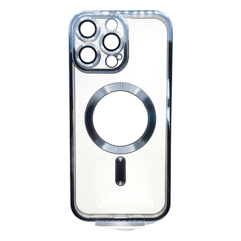 Чeхол-накладка BeCover TPU Chrome Case MagSafe для Apple iPhone 16 Pro Max Sierra Blue (712087)