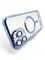 Фото - Чeхол-накладка BeCover TPU Chrome Case MagSafe для Apple iPhone 16 Pro Max Sierra Blue (712087) | click.ua