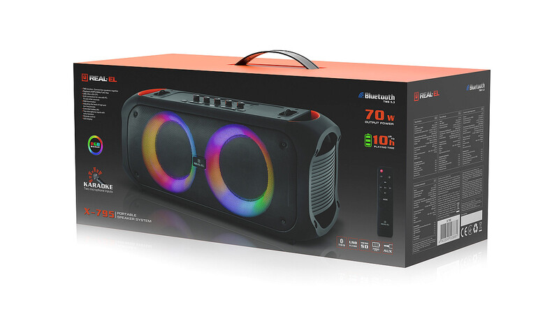 Акустична система REAL-EL X-795 Black