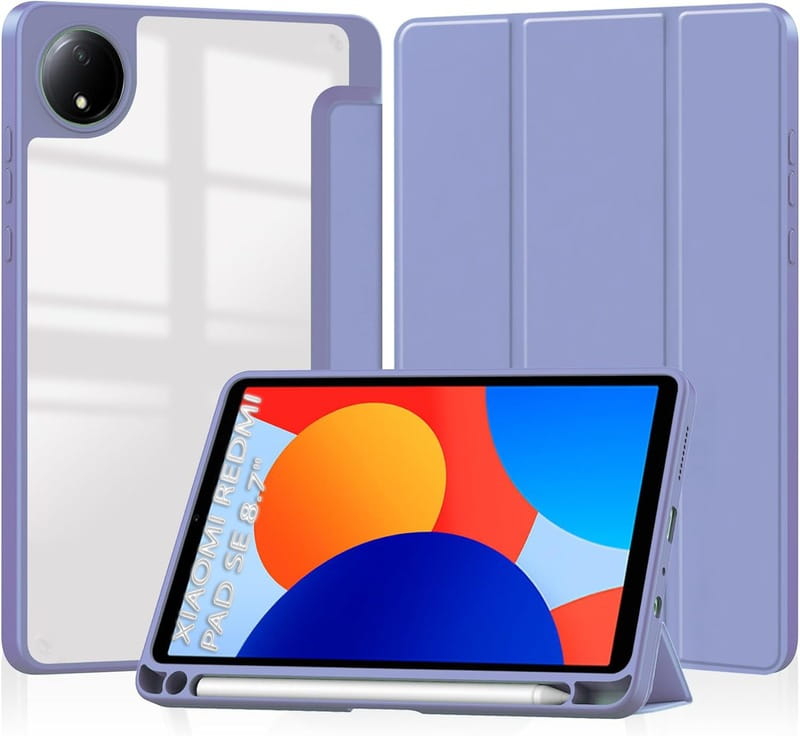 Чехол-книжка BeCover Soft Edge TPU для Xiaomi Redmi Pad SE 8.7 Purple (712571)