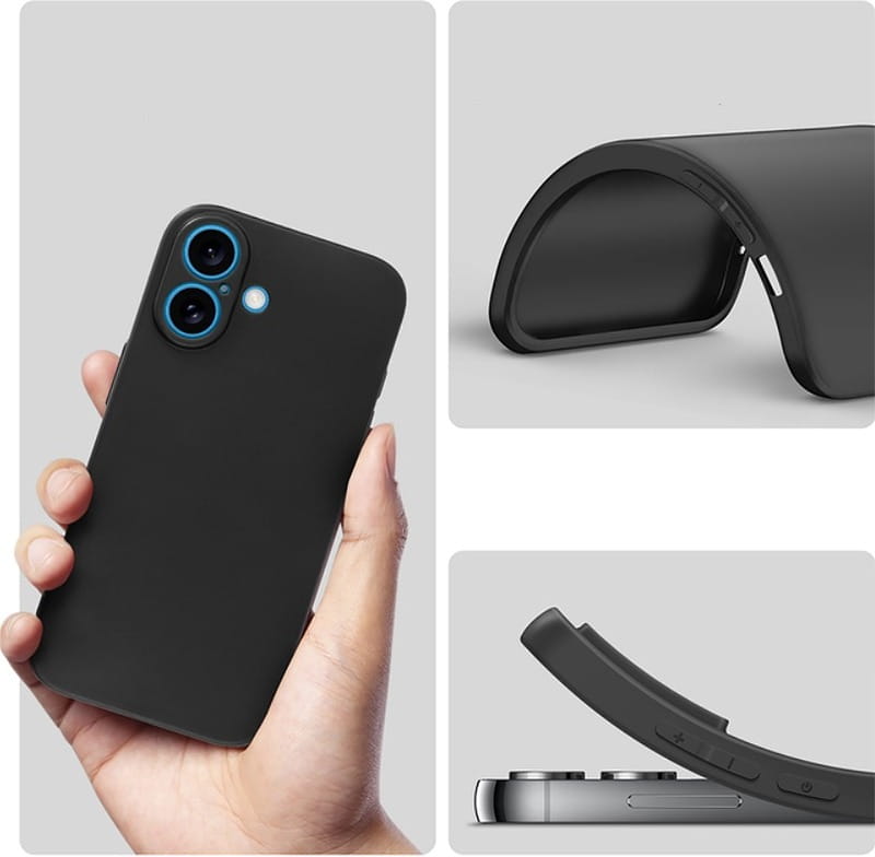 Чохол-накладка BeCover для Apple iPhone 16 Plus Black (712276)