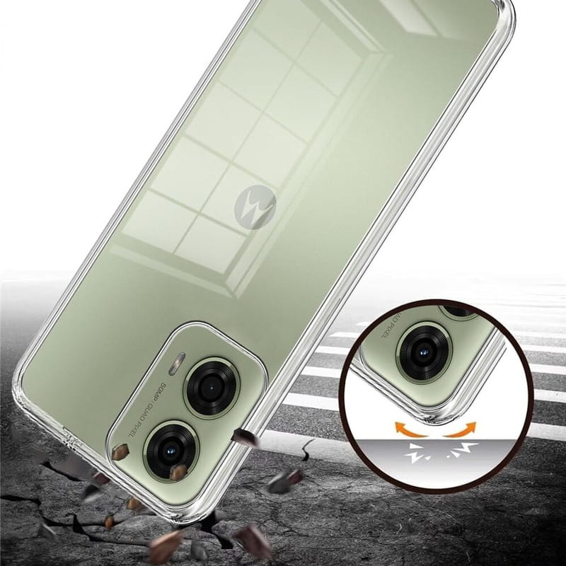 Чeхол-накладка BeCover для Motorola Moto G04/E14 Transparancy (712286)