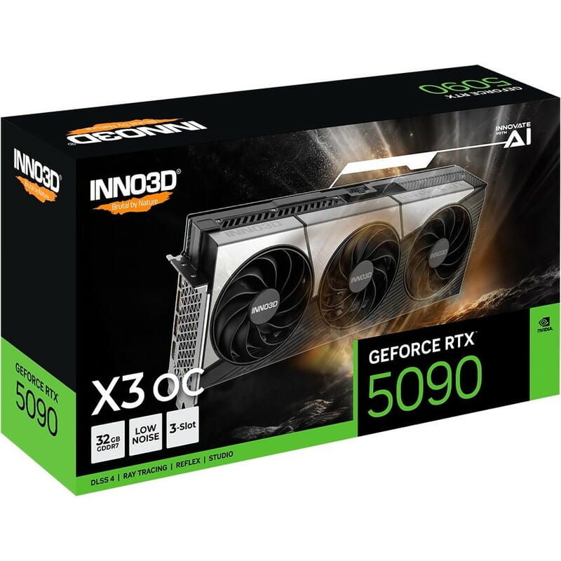 Вiдеокарта GF RTX 5090 32GB GDDR7 X3 OC Inno3D (N50903-32D7X-17593928)