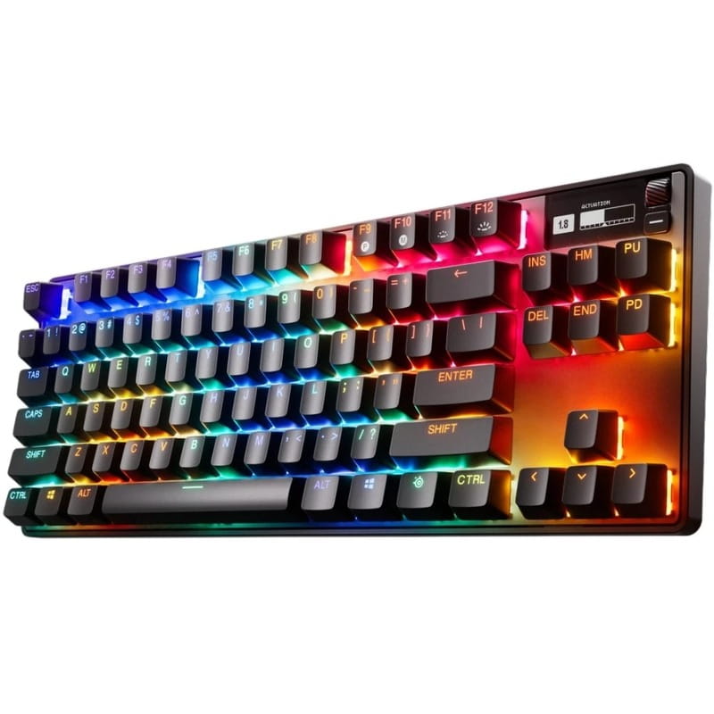 Клавiатура бездротова SteelSeries Apex Pro TKL WL Gen 3 UA HyperMagnetic (64871)