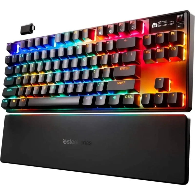 Клавiатура бездротова SteelSeries Apex Pro TKL WL Gen 3 UA HyperMagnetic (64871)