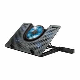 Охолоджуюча підставка для ноутбука Trust GXT 1125 Quno Blue LED 17.3" Black (23581)