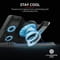 Фото - Охолоджуюча підставка для ноутбука Trust GXT 1125 Quno Blue LED 17.3" Black (23581) | click.ua