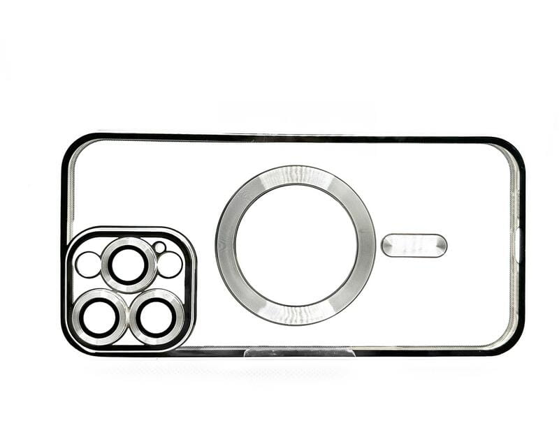 Чохол-накладка BeCover TPU Chrome Case MagSafe для Apple iPhone 16 Pro Max Silver (712088)