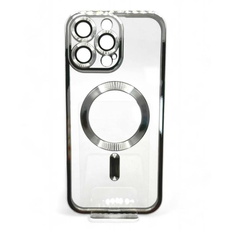 Чохол-накладка BeCover TPU Chrome Case MagSafe для Apple iPhone 16 Pro Max Silver (712088)