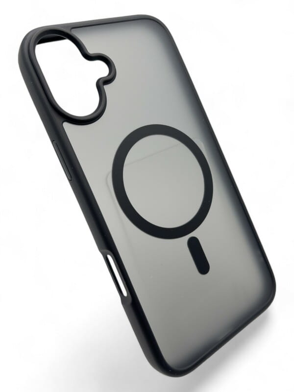 Чохол-накладка BeCover Metal Buttons Case MagSafe для Apple iPhone 16 Black (712090)