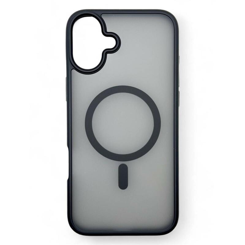 Чохол-накладка BeCover Metal Buttons Case MagSafe для Apple iPhone 16 Black (712090)
