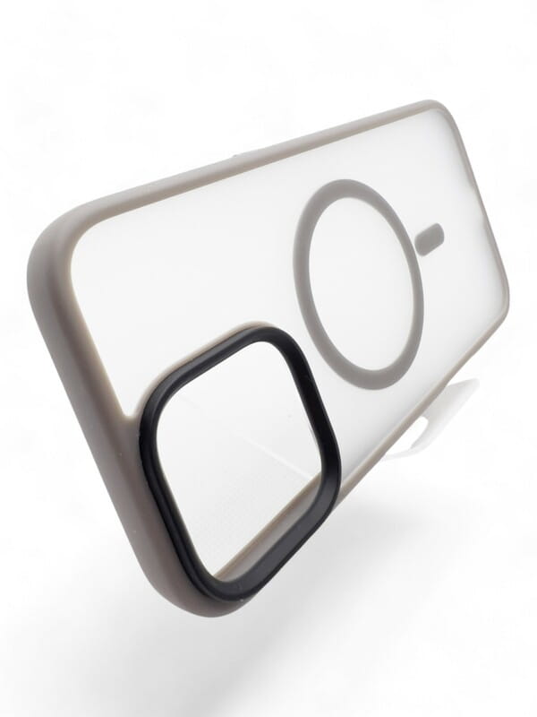 Чeхол-накладка BeCover Metal Buttons Case MagSafe для Apple iPhone 16 Gray (712092)