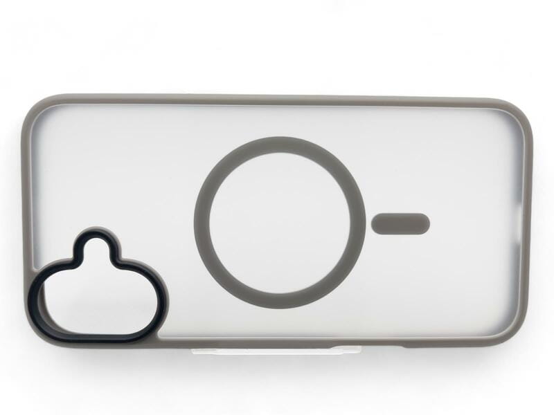 Чeхол-накладка BeCover Metal Buttons Case MagSafe для Apple iPhone 16 Gray (712092)
