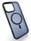 Фото - Чeхол-накладка BeCover Metal Buttons Case MagSafe для Apple iPhone 16 Pro Blue (712097) | click.ua