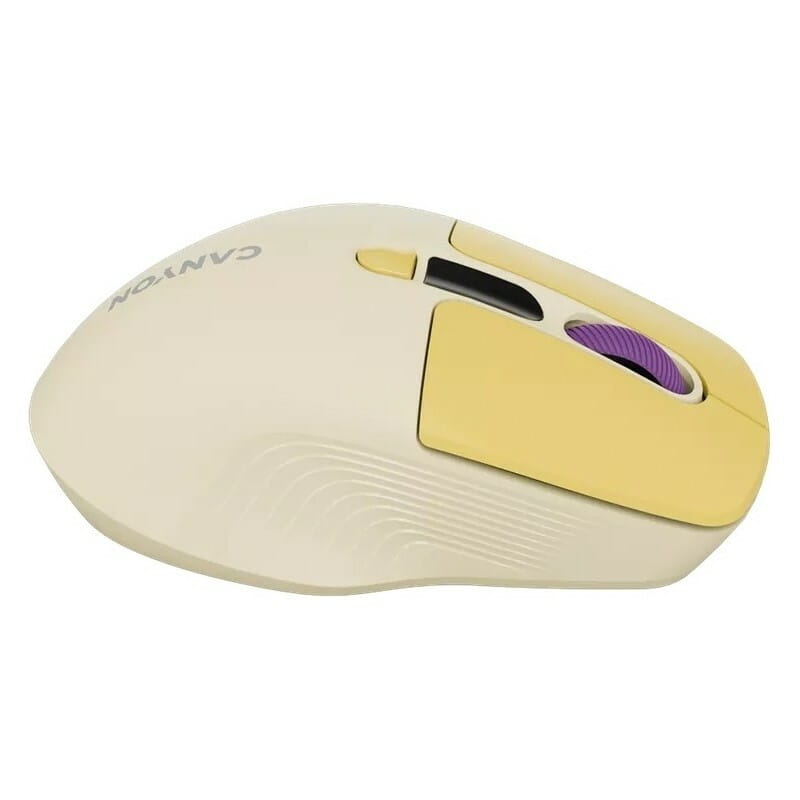 Мышь беспроводная Canyon MW-26 Silent Dual Mode Yellow (CNS-CMSW26Y)