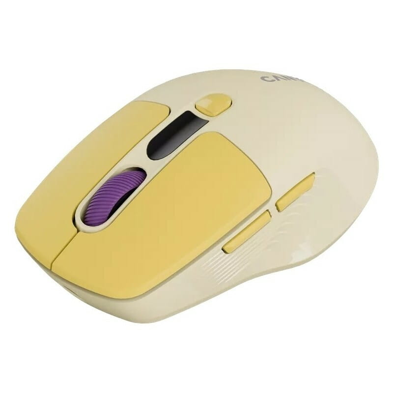 Мышь беспроводная Canyon MW-26 Silent Dual Mode Yellow (CNS-CMSW26Y)