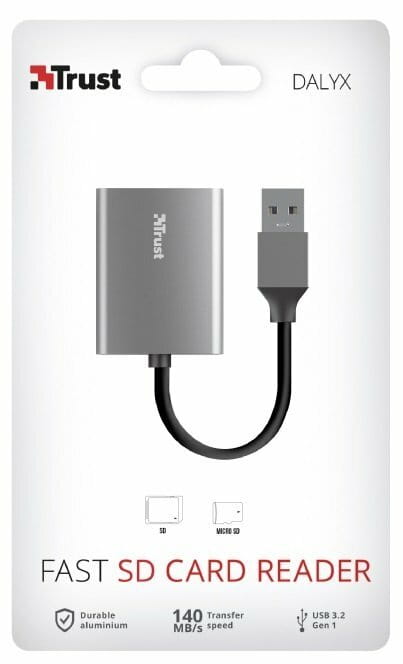 Картридер Trust Dalyx Grey (24135)