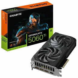 Відеокарта GF RTX 5060 Ti  8GB GDDR7 Windforce OC Gigabyte (GV-N506TWF2OC-8GD)