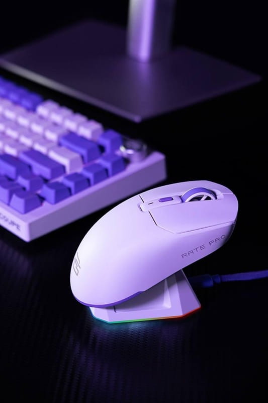 Миша бездротова Proove Gaming Rate Pro with Charging Dock White