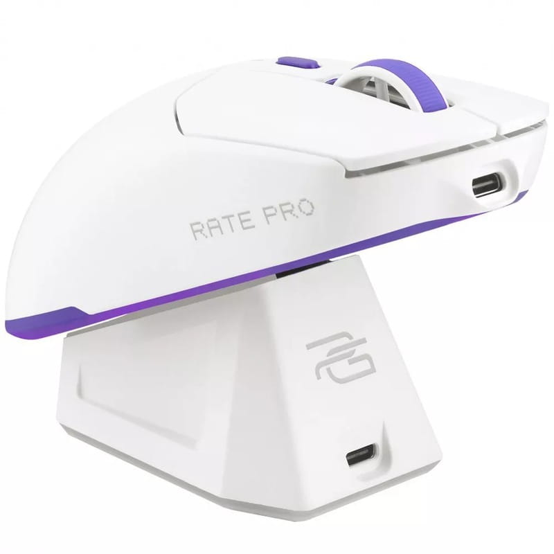 Миша бездротова Proove Gaming Rate Pro with Charging Dock White