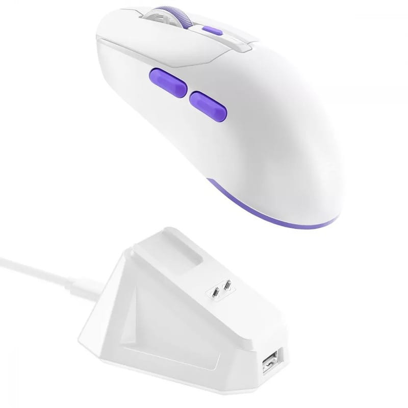 Миша бездротова Proove Gaming Rate Pro with Charging Dock White