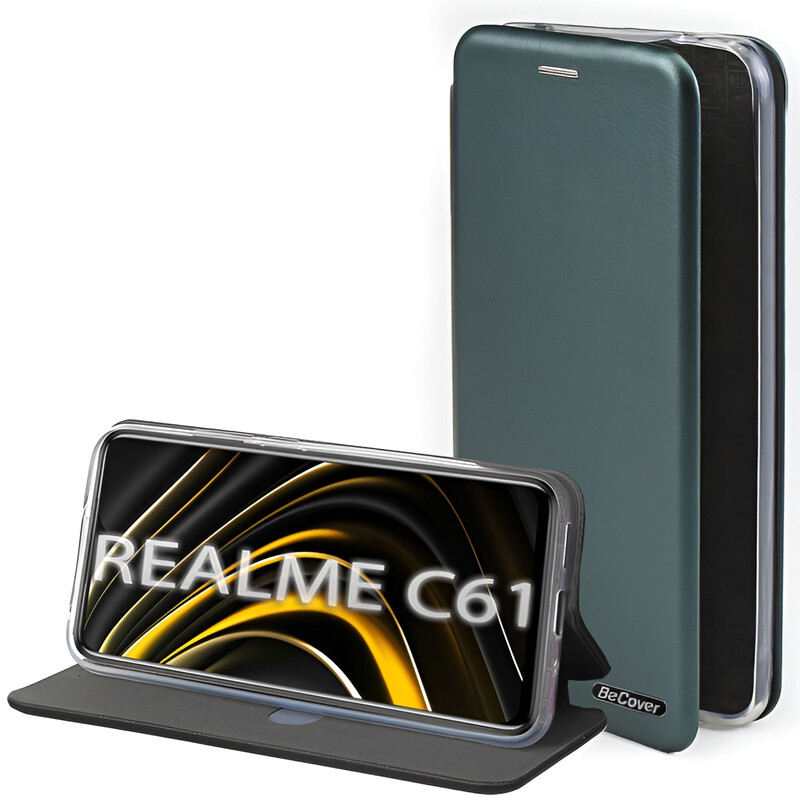 Чохол-книжка BeCover Exclusive для Realme C61 Dark Green (712554)