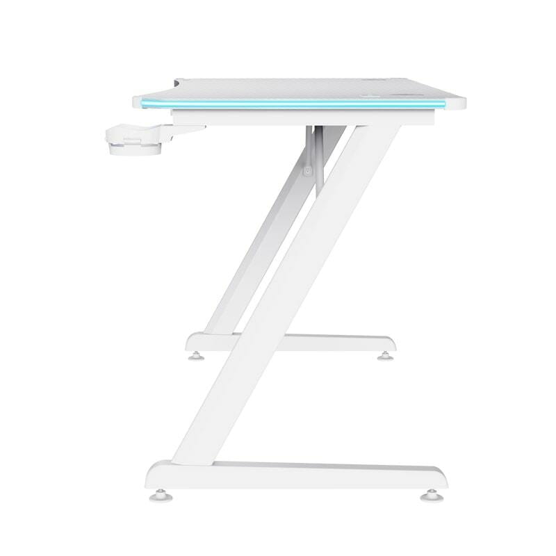 Геймерский стол Trust GXT 709W Luminus RGB White (25328)